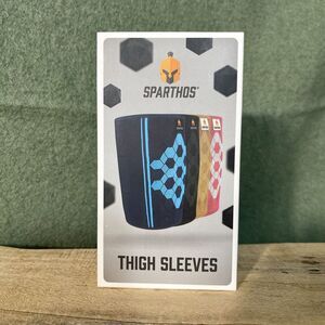 New Sparthos‎ Compression Thigh Sleeves Black Medium SPTS03 Sports Outdoor